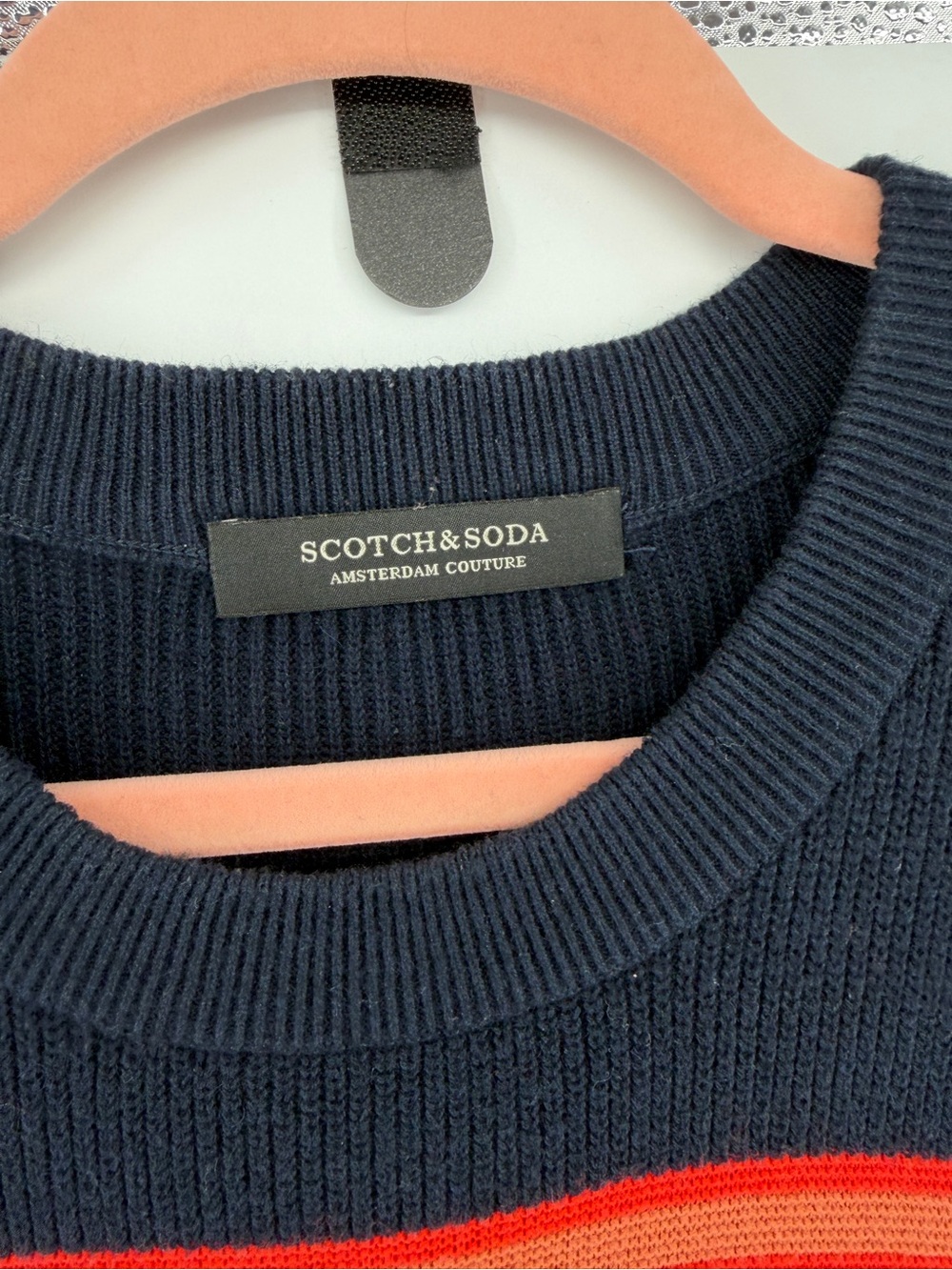 Scotch & Soda Grandpacore Gorpcore Multicolor Stripe Crewneck Sweater SzXL - Picture 2 of 12